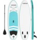 Tooluck Inflatable Stand Up Paddle Board (6 Inches Thick),SUP Accessories Included with Adj Paddle,Hand Pump,Storage bagpack,Bottom Fin for Paddling,Repair Tube,Safety Rope;Size:320x76x15cm