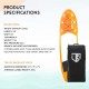 Max4out Inflatable Stand Up Paddle Board 10ft6inx32inx6in with Premium SUP Accessories & Backpack, Non-Slip Deck | Youth & Adult