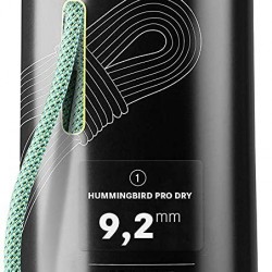 EDELRID Hummingbird 9.2mm Pro Dry Dynamic Climbing Rope