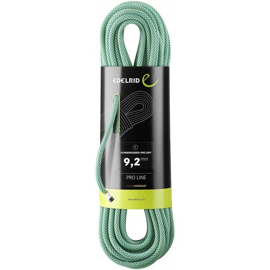 EDELRID Hummingbird 9.2mm Pro Dry Dynamic Climbing Rope