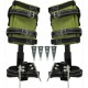 MOLOT Tree Climbing Spike Set Safety Belt with Sturdy Straps Safety Lanyard with Heavy Duty Carabiner