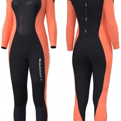 Hevto Wetsuits Men and Women Guardian II Upgrade 5/3mm Neoprene GBS Seal Scuba Diving Full Suits Surfing Long Sleeve for Water Sports