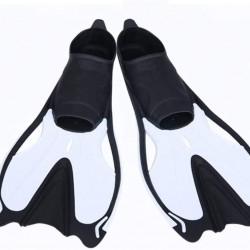 Fins - The Length of Men and Women Snorkeling Flippers Adult Children Swimming Training Diving Flippers Snorkeling Equipment (Color : B, Size : S)