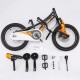 Royalbaby Childrens-Mountain-Bicycles Royalbaby Boys Girls Kids Bike Explorer Bicycle Front Suspension Aluminum Child's Cycle with Disc Brakes