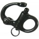 Fusion Climb Quick Release High Strength Snap Shackle 18KN Swedged Pull-Lock Mechanism Black 10-Pack