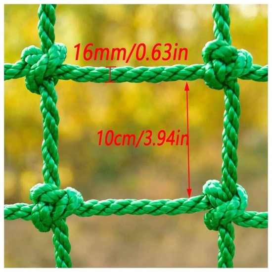 Color Rope Net Child Climbing Training Rope Net Indoor and Outdoor Climbing Net High Altitude Anti-Fall Net Restaurant Ceiling Decoration Net Truck Freight Trailer Network