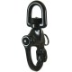 Fusion Climb Black Quick Release High Strength Swivel Snap Shackle, 5-Pack