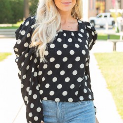 Polka Dot Blouse